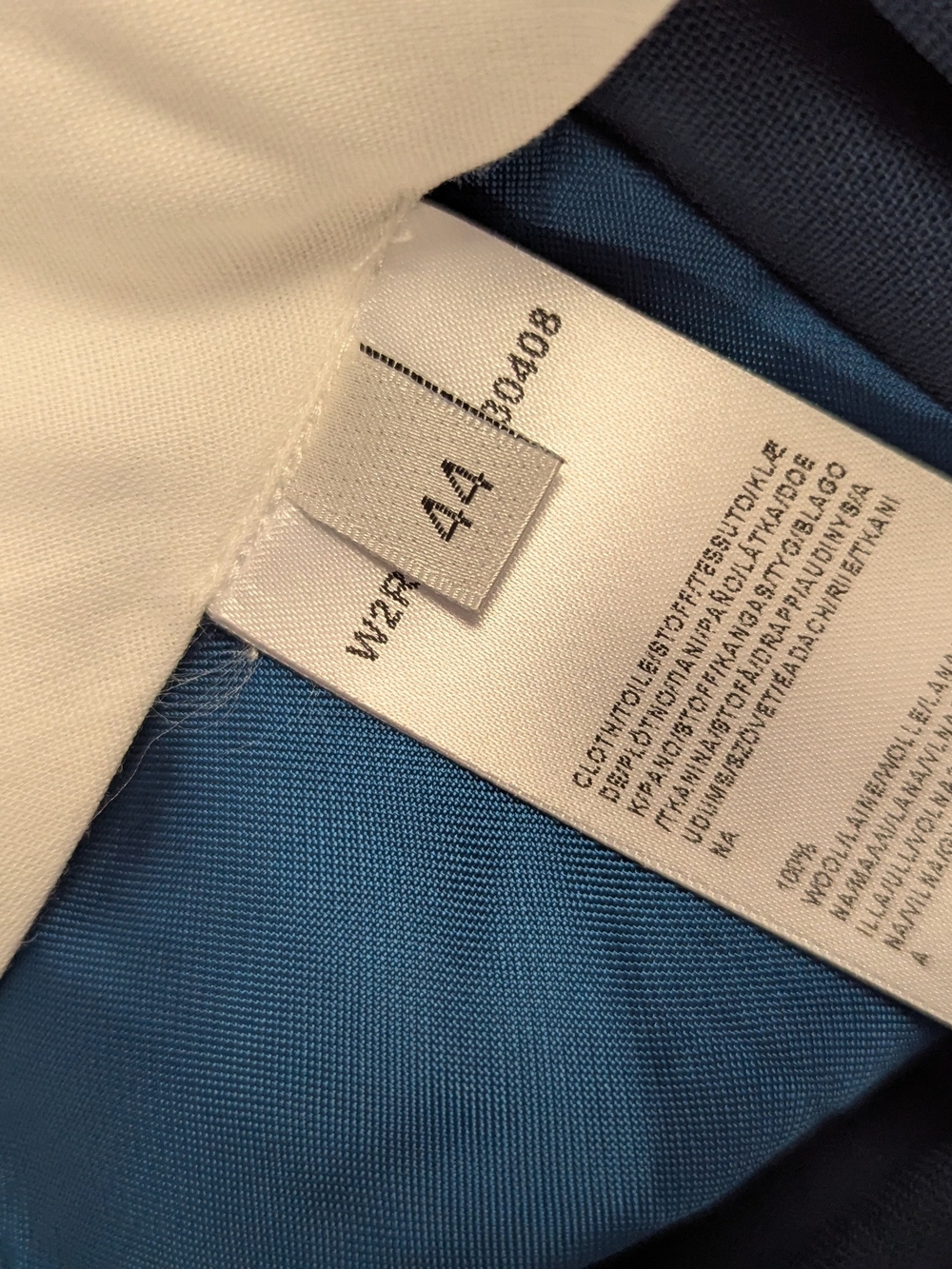 11674 Men's Paul Smith The Soho Tailored Fit 2 Piece Wool Suit Teal size 42/44 - Picture 15 of 16